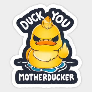 MotherDucker Sticker
